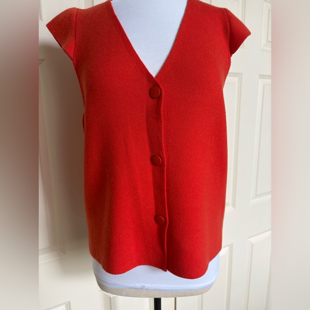 Anthropologie Cap Sleeve Sweater
